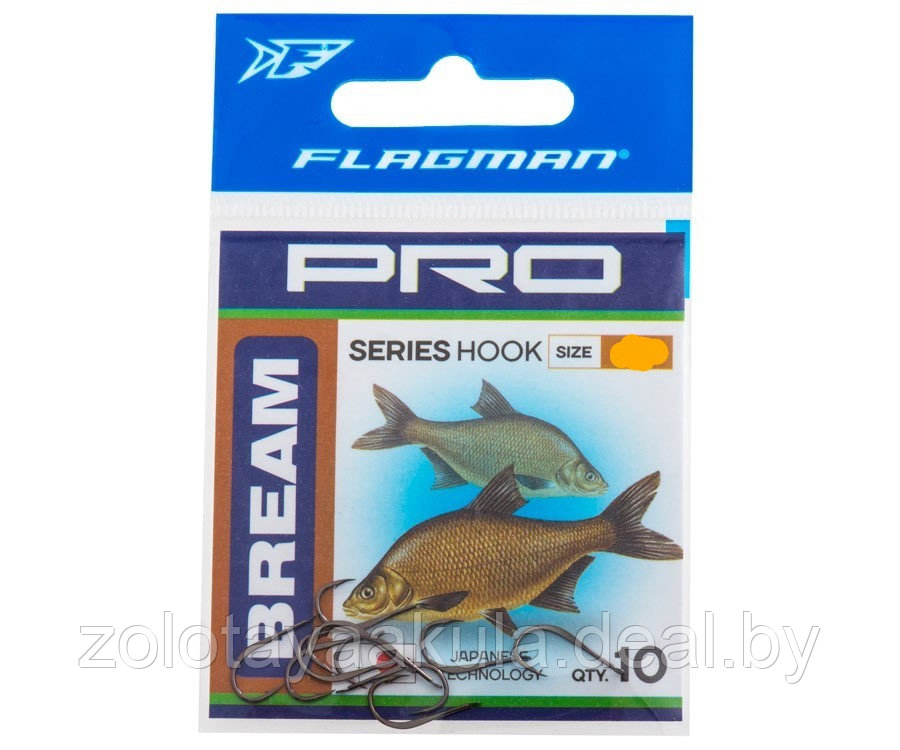Крючки FLAGMAN Bream Pro №12, 10шт - фото 1 - id-p206789021