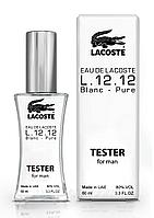 Мужской парфюм Lacoste eau de Lacoste L.12.12. Blanc / тестер 60 ml