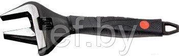 Ключ разводной с прорезиненной рукояткой 10"-250мм захват 0-50мм ROCKFORCE RF-649250C, фото 2
