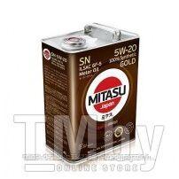 Моторное масло синтетическое MITASU 5W20 5L GOLD SN ILSAC GF-5 DEXOS 1 MJ1005