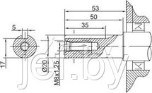 Двигатель 6.5 л.с. бензиновый ASILAK SL-168F-D20, фото 3