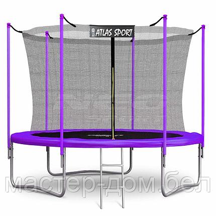 Батут Atlas Sport 312 см (10ft) (внутренняя сетка и лестница) PURPLE, фото 2