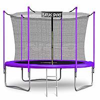 Батут Atlas Sport 312 см (10ft) (внутренняя сетка и лестница) PURPLE