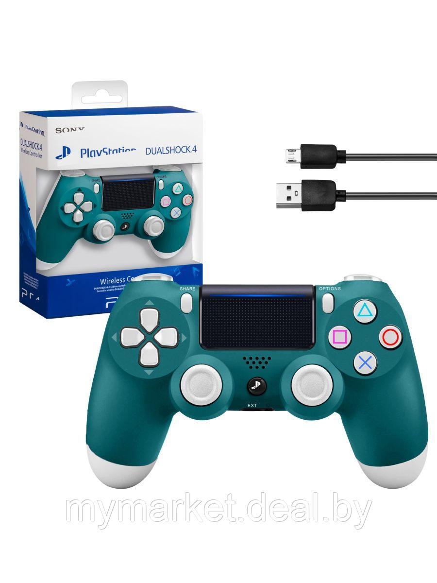 Геймпад - джойстик для PS4 беспроводной DualShock 4 Wireless Controller (Голубой) - фото 6 - id-p206791016