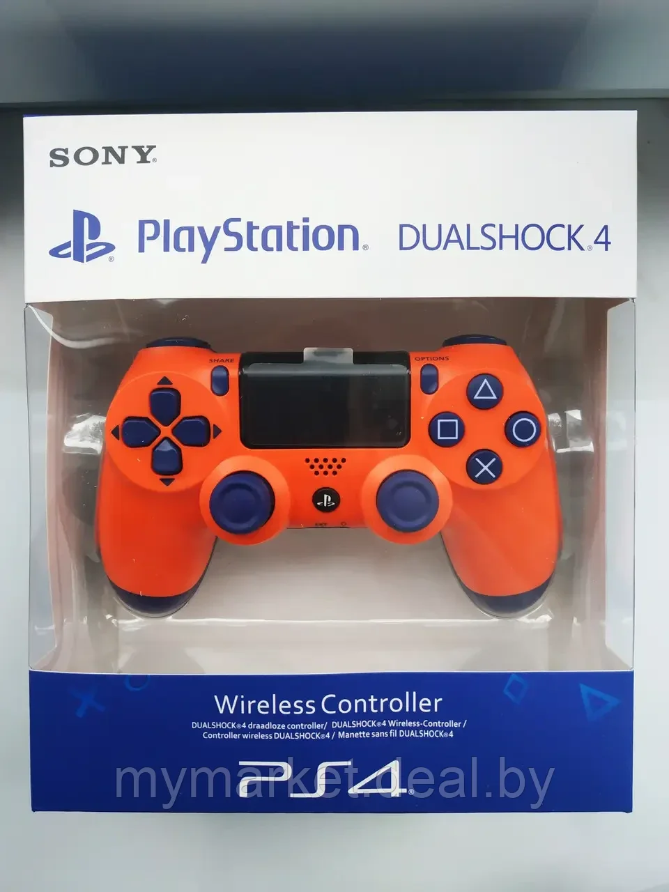Геймпад - джойстик для PS4 беспроводной DualShock 4 Wireless Controller (Голубой) - фото 7 - id-p206791016