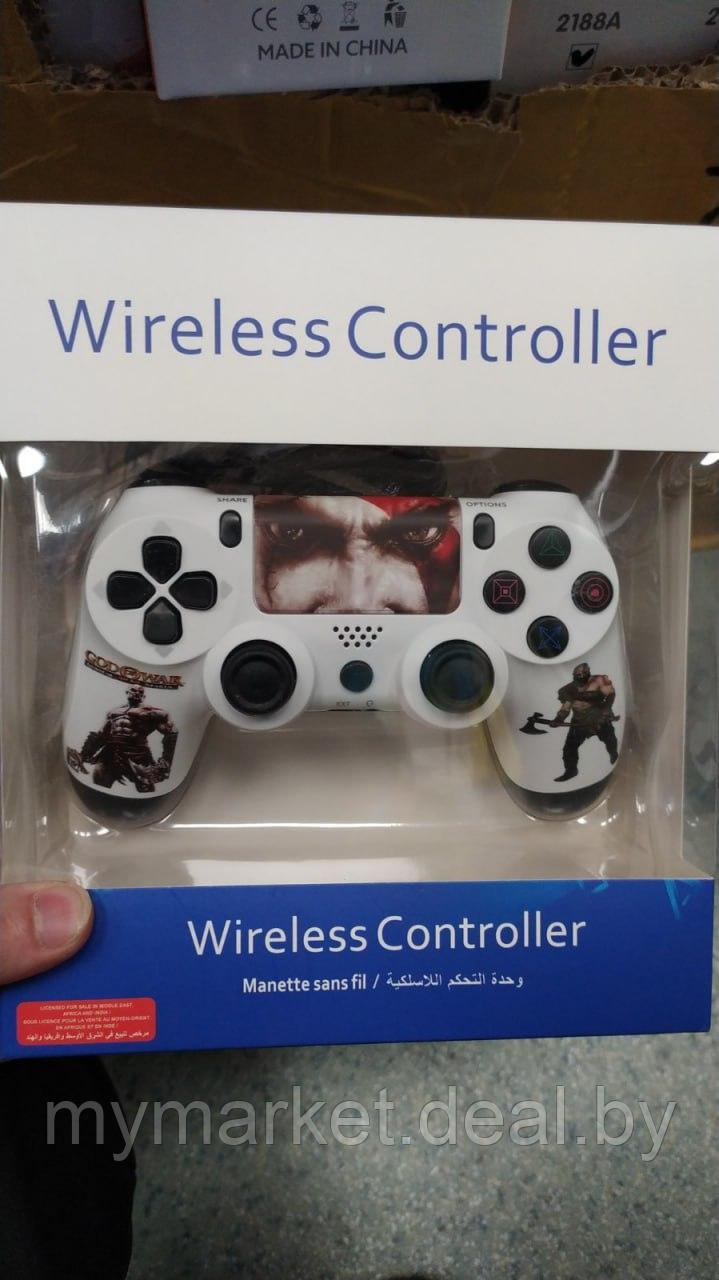 Геймпад - джойстик для PS4 беспроводной DualShock 4 Wireless Controller(God of War) - фото 2 - id-p206791028