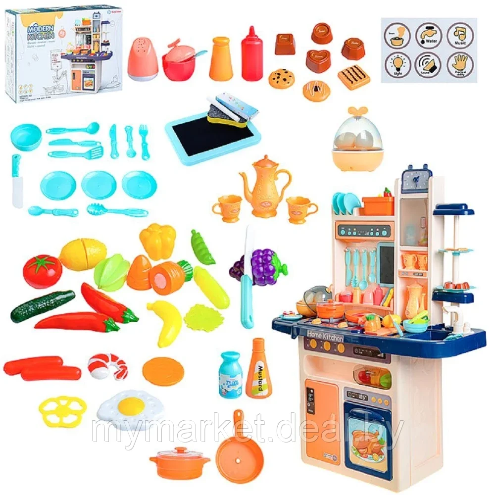 Кухня детская игровой набор Modern Kitchen, 65 предметов - фото 10 - id-p206791058