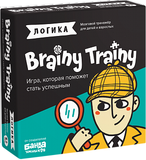ОПТОМ Игра-головоломка BRAINY TRAINY Логика - фото 1 - id-p206792067