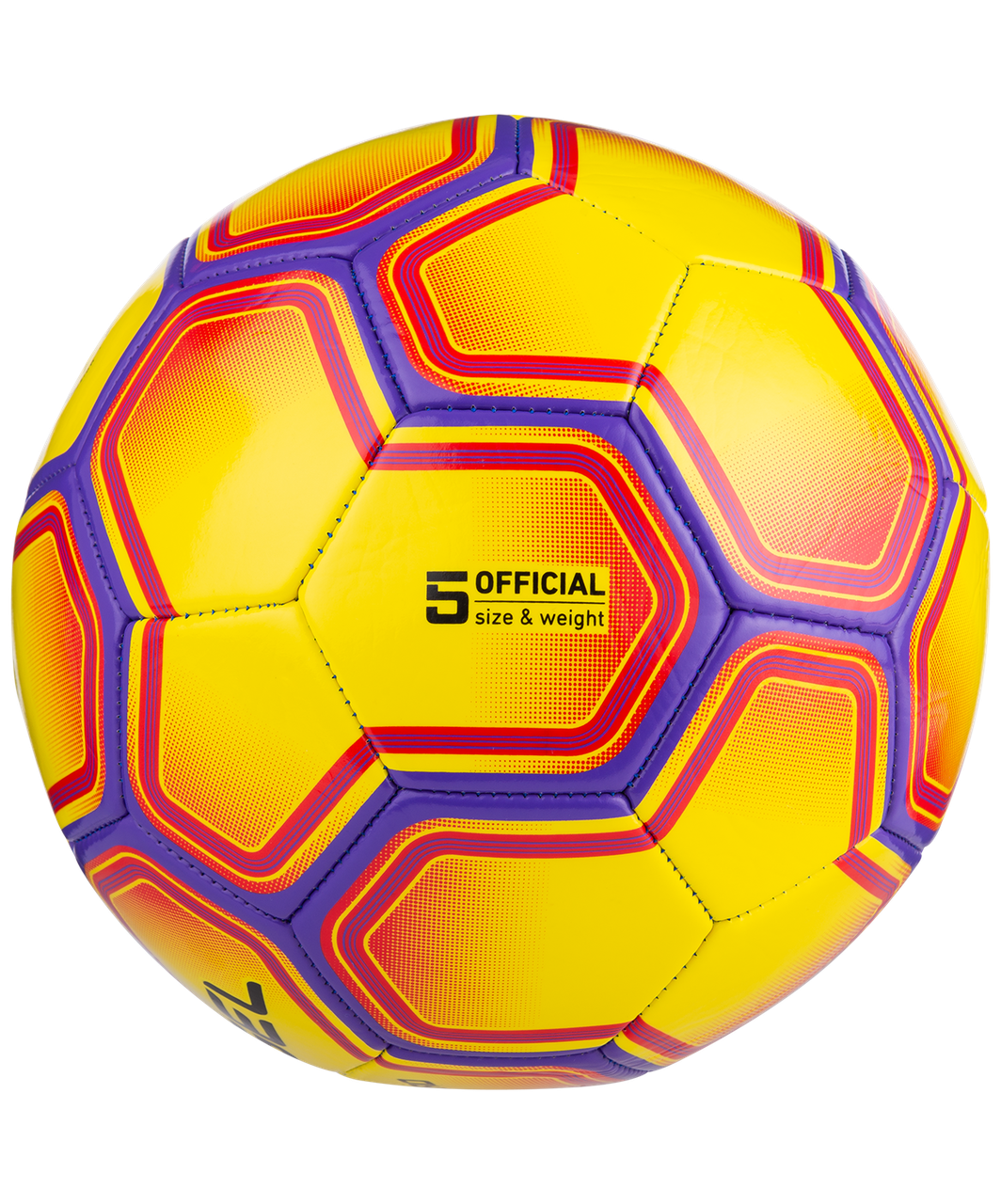 Мяч футбольный Jögel Intro №5, желтый (BC20 - фото 4 - id-p206792455