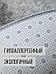 Ковер комнатный круглый пушистый в детскую Напольный коврик с длинным ворсом 140см серый палас, фото 4