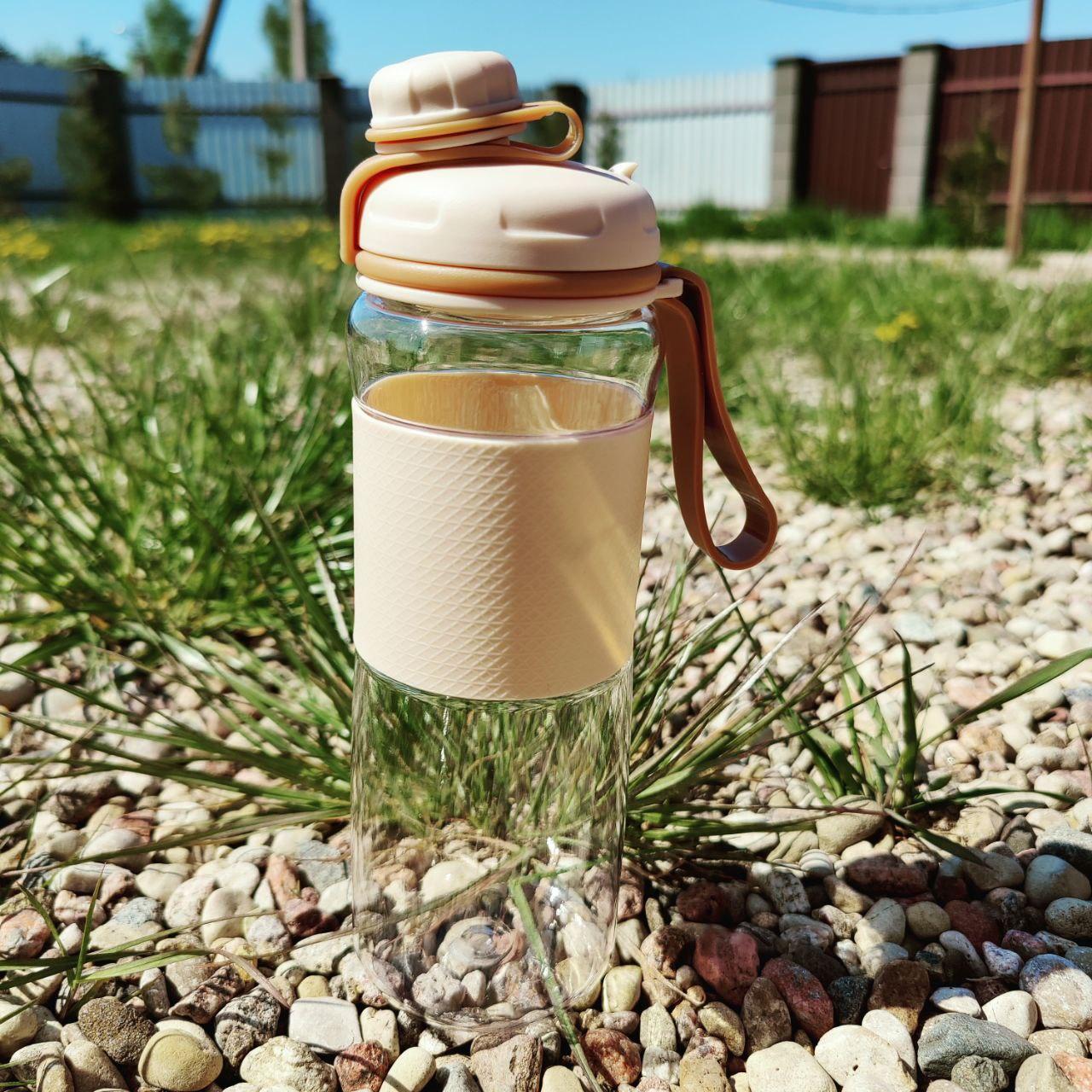 Спортивная бутылка для воды Oriole Tritan, 600 мл Бежевый - фото 5 - id-p196948593