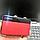 Портативное зарядное устройство Power Bank 5000 mAh , Красный с экокожей, фото 5