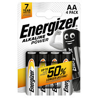 Элемент питания ENERGIZER Alkaline Power E91 AA/LR6, блистер 4