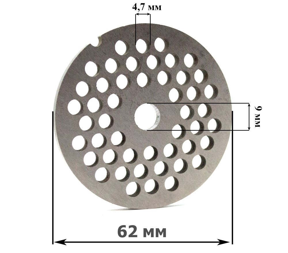 Решетка средняя 4 мм мясорубки Redmond RMG-1203, RMG-1205-8 - фото 1 - id-p174782576