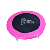 Батут Atlas Sport AS 140 см - 4.5ft - 6 elastic band (розовый) - фото 2 - id-p206821294
