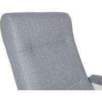 Кресло-качалка Бастион 2 с подножкой (рогожка, Мемори 15/белый) - фото 2 - id-p206821300