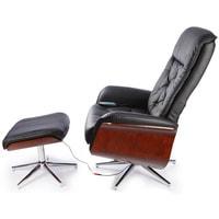 Массажное кресло Calviano 95 с пуфом (черный) - фото 3 - id-p206821297