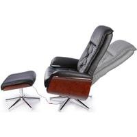 Массажное кресло Calviano 95 с пуфом (черный) - фото 4 - id-p206821297
