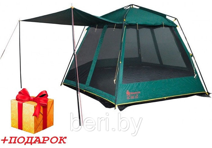 TRT-85 Палатка, шатер Tramp Bungalow Lux Green V2 - фото 1 - id-p101895189