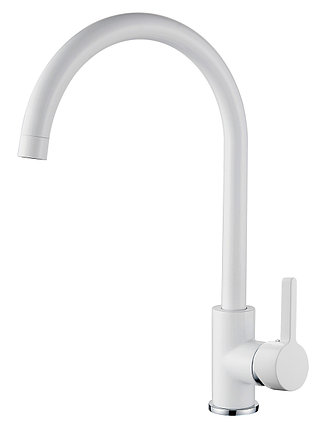 Смеситель для кухни Ledeme L4299W БЕЛЫЙ, фото 2