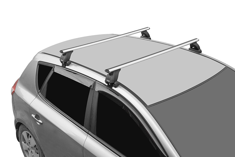 Багажник LUX для Skoda Rapid седан 2014-... аэродуги - фото 1 - id-p69113723