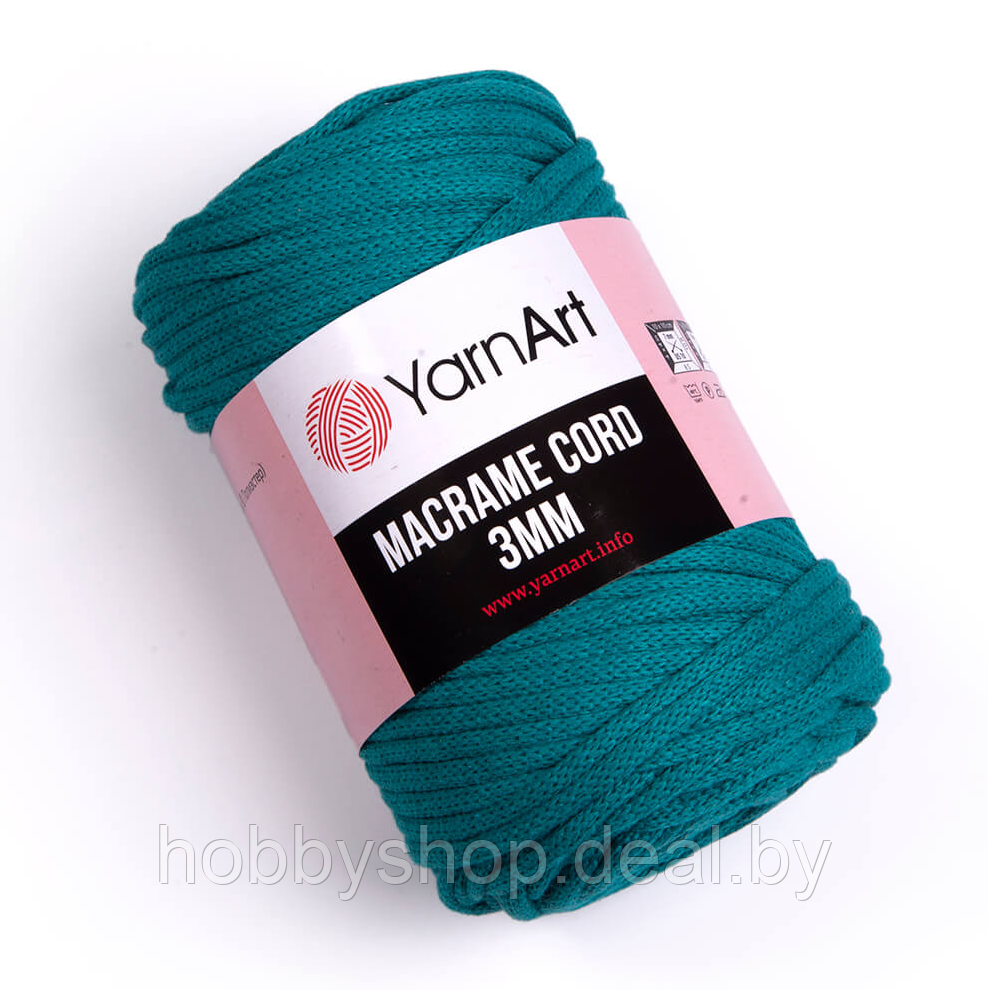 Пряжа для ручного вязания YarnArt Macrame Cotton Cord 3мм 250 гр цвет 783 - фото 1 - id-p206836544