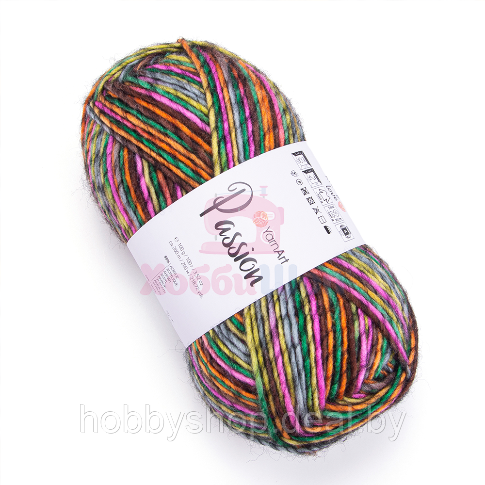 Пряжа для ручного вязания YarnArt Passion 100 гр цвет 1254 - фото 1 - id-p206836571