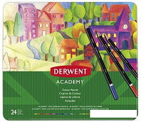 Набор цветных карандашей Derwent Academy Colour 24 цвета (2301938)