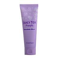 Фруктовая пенка для умывания Trimay Juicy Tox Purple Cleansing Foam