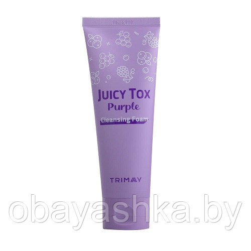 Фруктовая пенка для умывания Trimay Juicy Tox Purple Cleansing Foam - фото 1 - id-p206861618