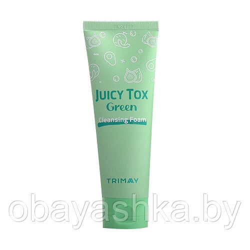 Фруктовая пенка для умывания Trimay Juicy Tox Green Cleansing Foam - фото 1 - id-p206863854