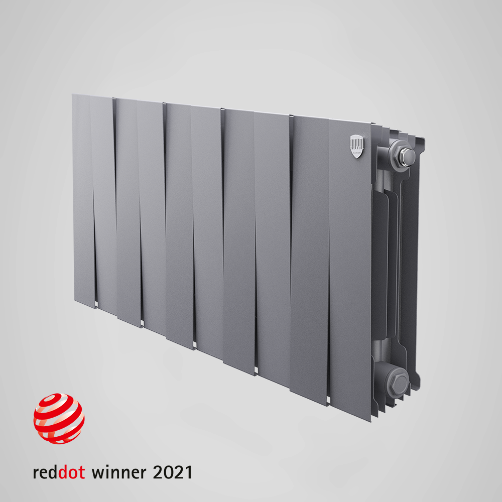 Радиатор отопления биметаллический Royal Thermo Piano Forte 300 (серебристый) - фото 1 - id-p206868118