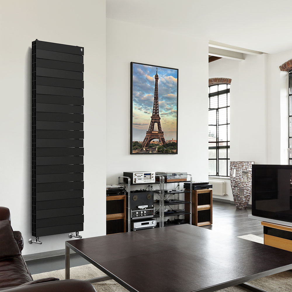 Радиатор отопления биметаллический Royal Thermo Piano Forte Tower 500 (черный) 18 секционный - фото 3 - id-p206871100
