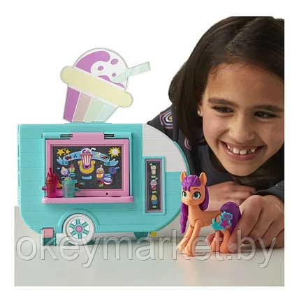 Игровой набор Hasbro My Little Pony - Тележка для смузи Sunny Starscout F6339, фото 3
