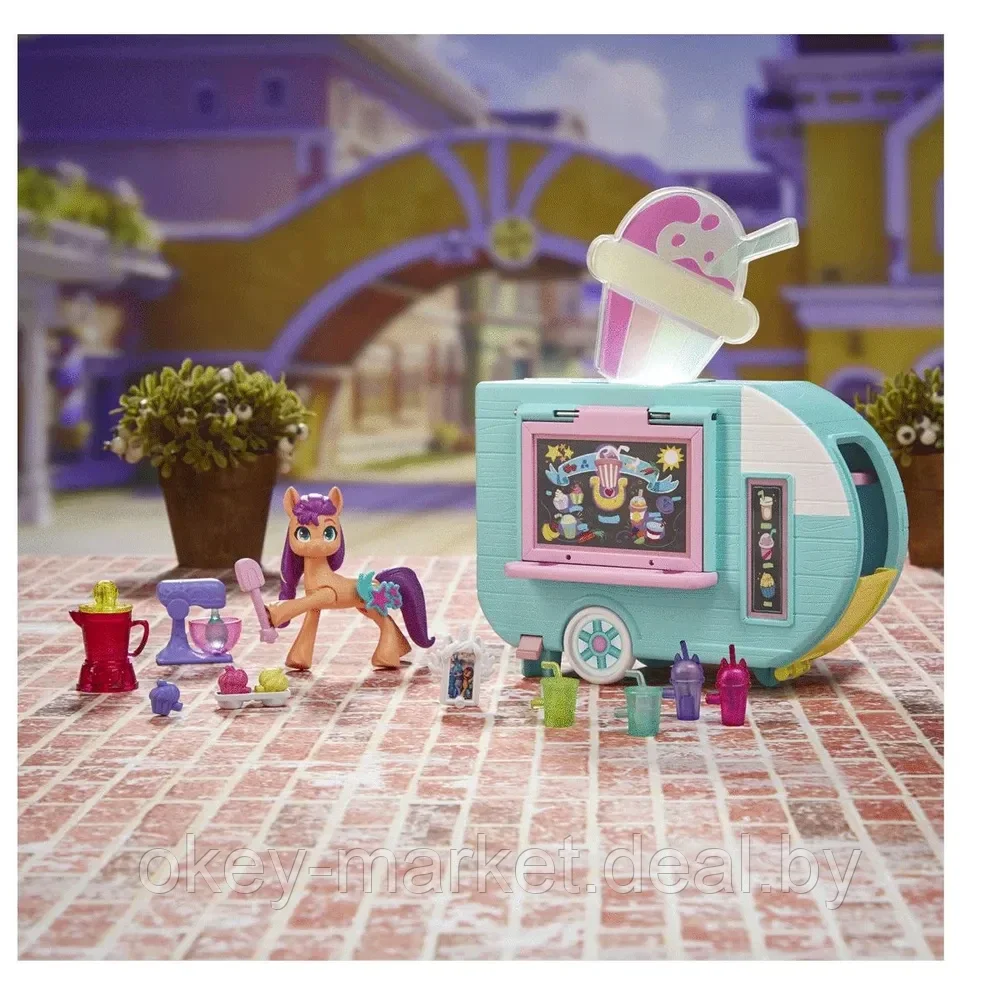 Игровой набор Hasbro My Little Pony - Тележка для смузи Sunny Starscout - фото 3 - id-p206874890