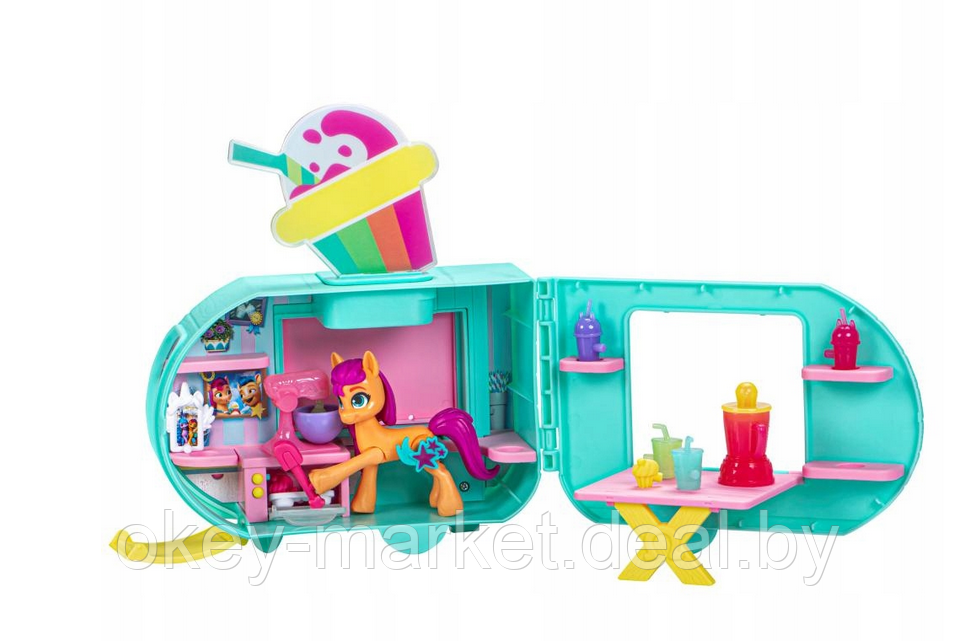 Игровой набор Hasbro My Little Pony - Тележка для смузи Sunny Starscout - фото 5 - id-p206874890