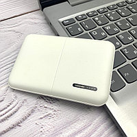 Портативное зарядное устройство Power Bank 5000mAh Kinetic, с индикатором заряда Белый