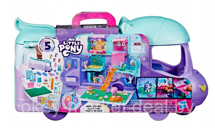 Игровой набор Hasbro My Little Pony волшебный пони-автобус F7650 - фото 5 - id-p206876367