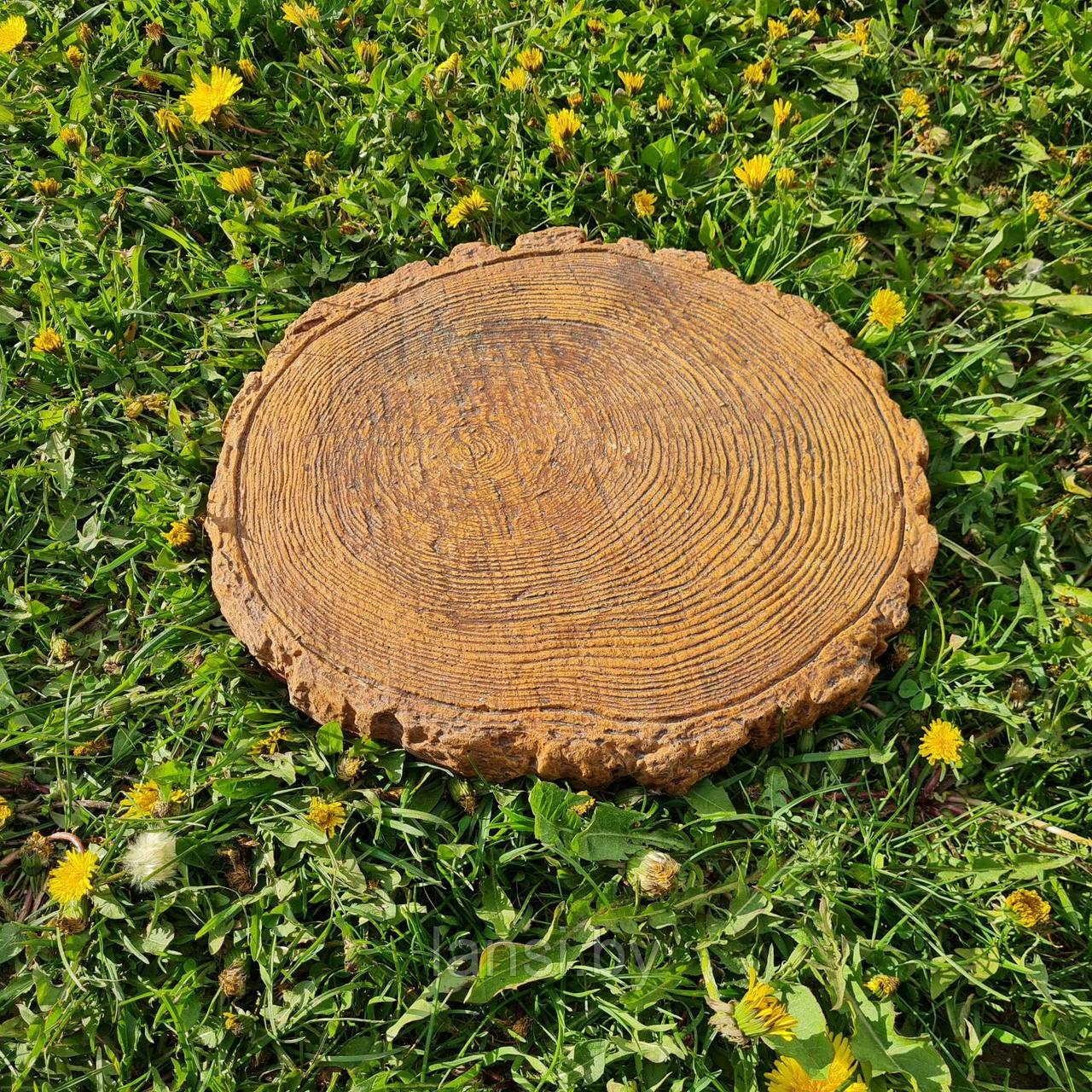 Плитка для пошаговых дорожек "Срез дерева 3" - фото 2 - id-p206877509