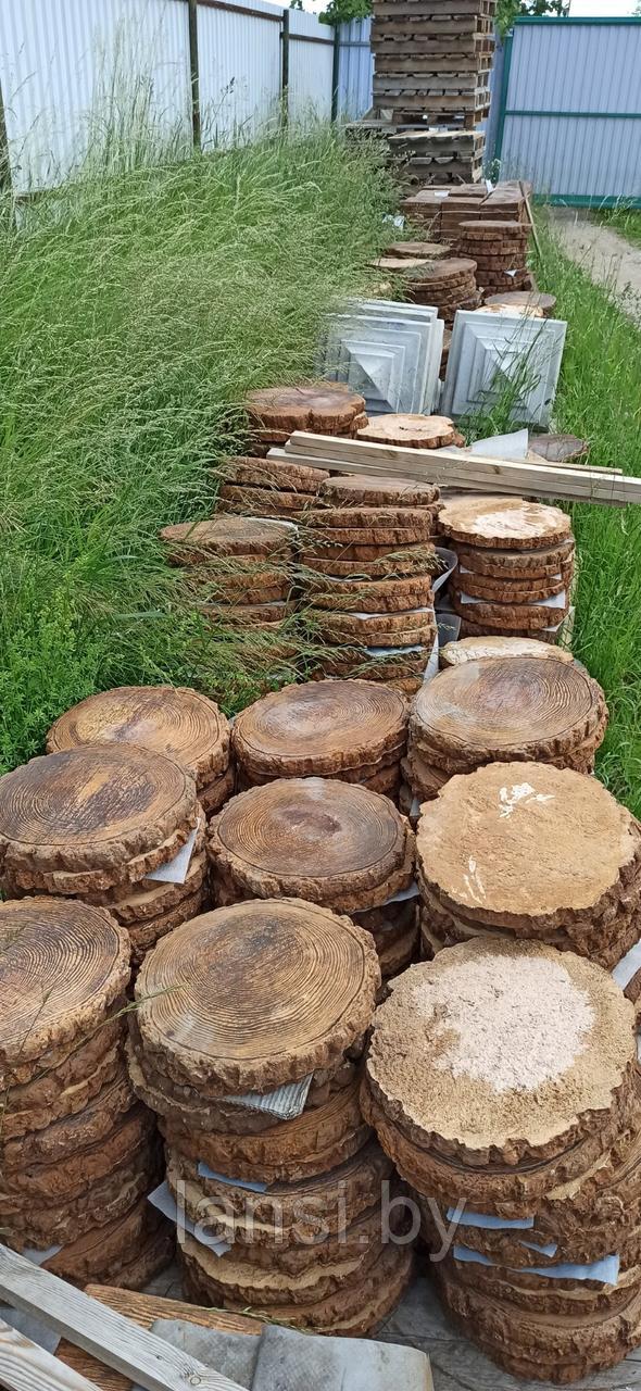 Плитка для пошаговых дорожек "Срез дерева 1" - фото 5 - id-p206877609