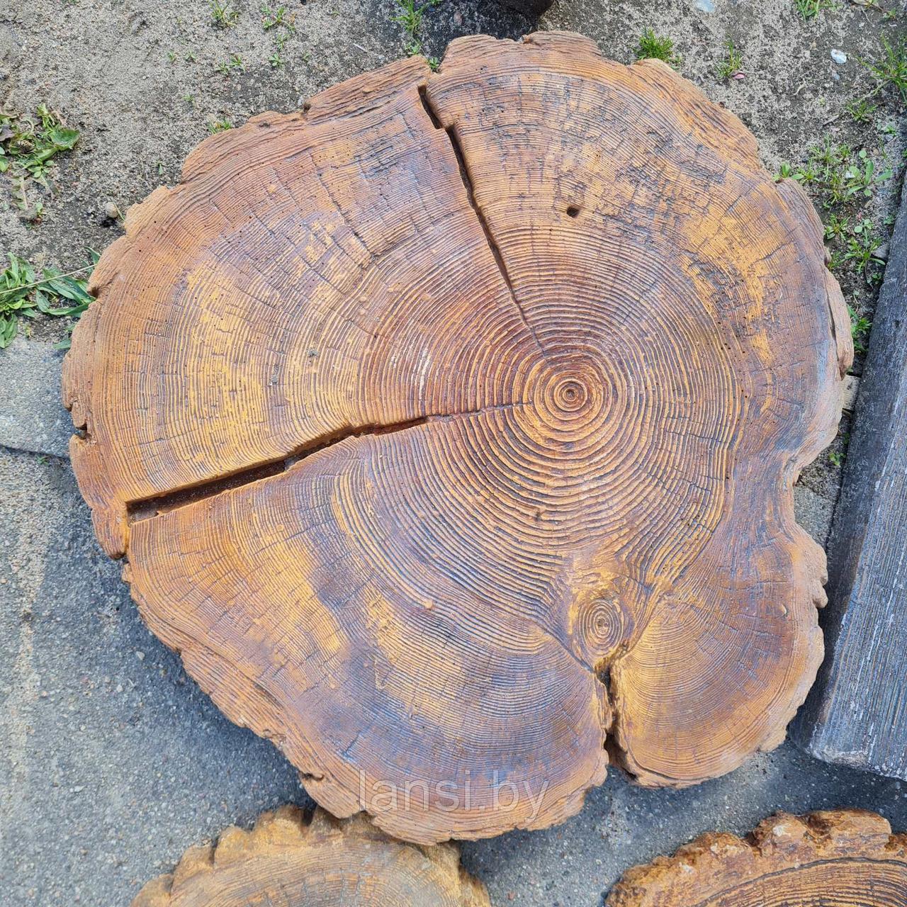 Плитка для пошаговых дорожек "Срез дерева 1" - фото 6 - id-p206877609