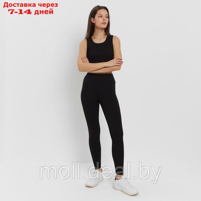 Леггинсы спортивные женские MINAKU цвет чёрный, размер 40 - фото 1 - id-p206810562
