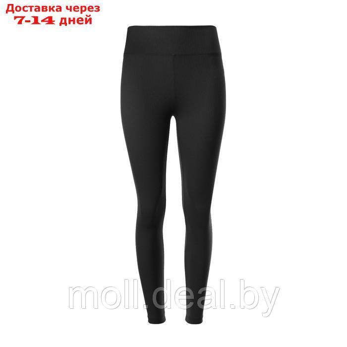 Леггинсы спортивные женские MINAKU цвет чёрный, размер 40 - фото 5 - id-p206810562