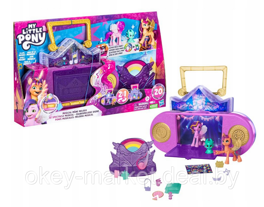 Игровой набор My Little Pony Melody Музыкальная грива F3867 - фото 1 - id-p206878197