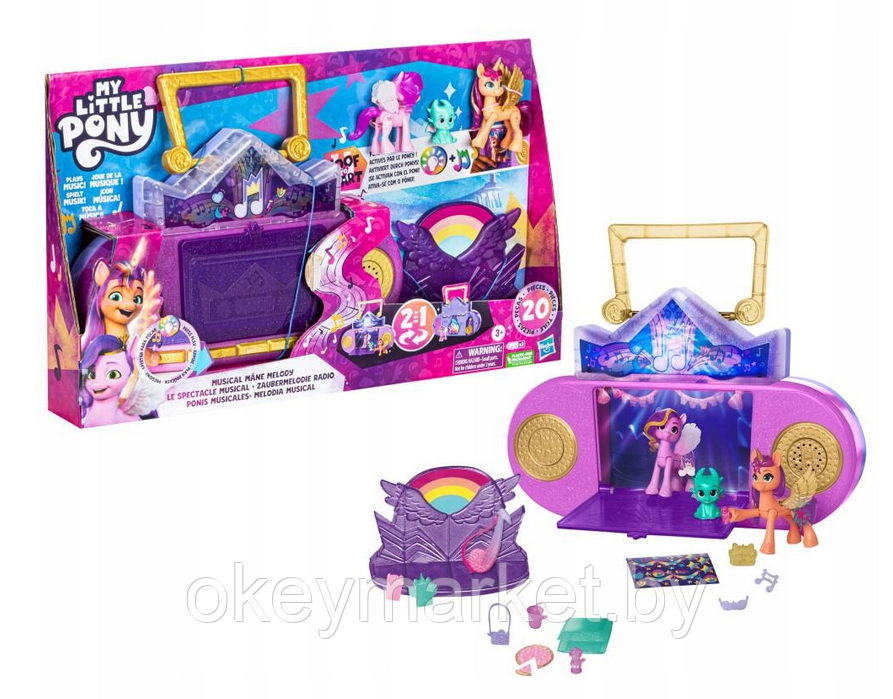 Игровой набор My Little Pony Melody Музыкальная грива F3867 - фото 1 - id-p206878197