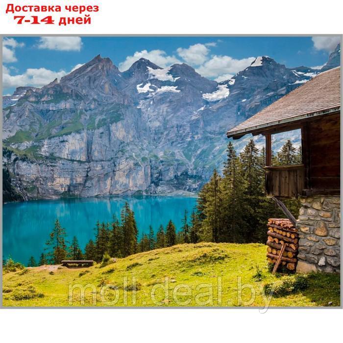 Алмазная мозаика Альпийский рай 40x50см, 40 цв - фото 1 - id-p206810814