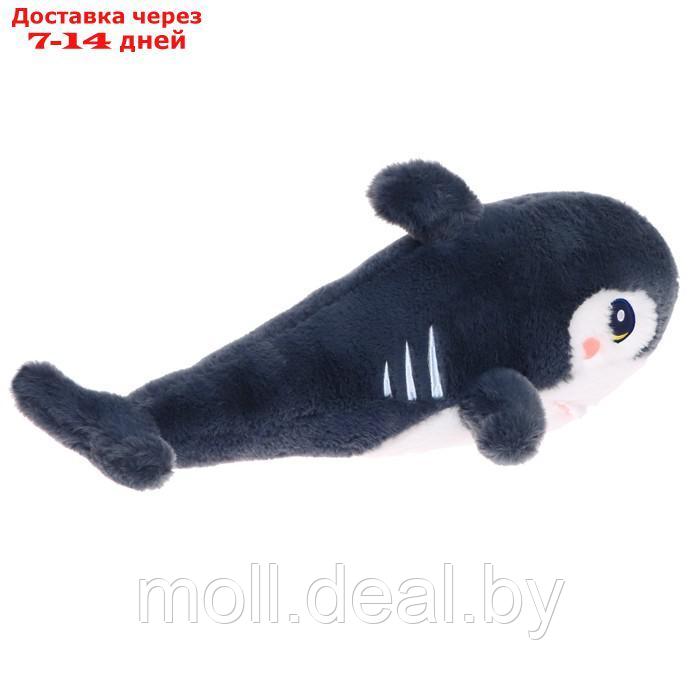 Мягкая игрушка "Акула", цвет тёмно-серый, 45 см 221202/45 - фото 3 - id-p206810972