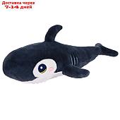 Мягкая игрушка "Акула", цвет тёмно-серый, 120 см 221202/120