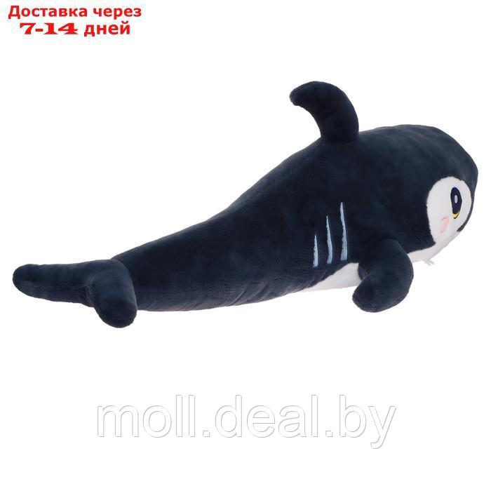 Мягкая игрушка "Акула", цвет тёмно-серый, 120 см 221202/120 - фото 3 - id-p206810988