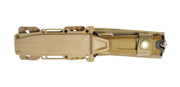 Нож Gerber Unisex G1059 Strongarm с фиксированным лезвием и ножнами в комплекте, олива / коричневый, 24 см - фото 3 - id-p206878612